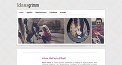 Desktop Screenshot of klaus-grimm.com